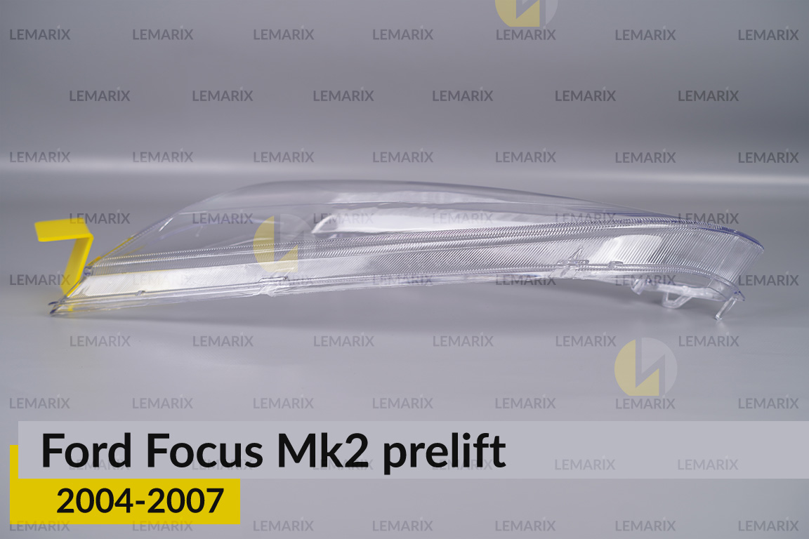 Скло фари Ford Focus Mk2 (2004-2007) дорест ліве