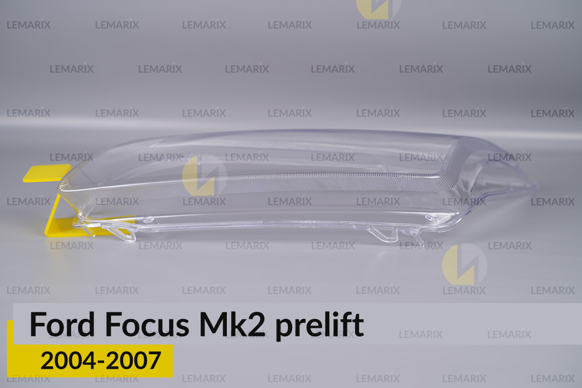 Скло фари Ford Focus Mk2 (2004-2007) дорест ліве