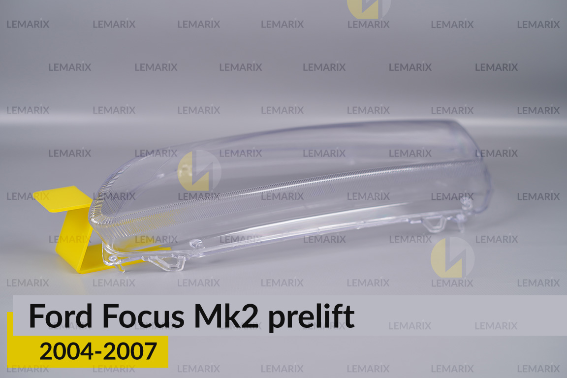 Скло фари Ford Focus Mk2 (2004-2007) дорест ліве