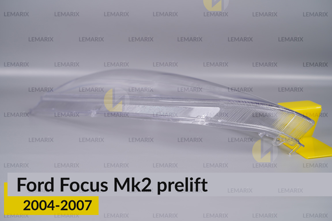 Скло фари Ford Focus Mk2 (2004-2007) дорест ліве