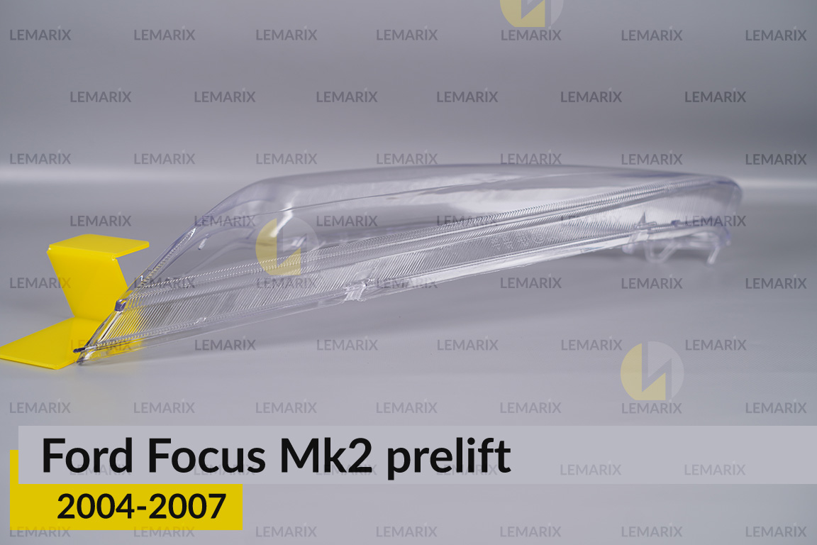 Скло фари Ford Focus Mk2 (2004-2007) дорест ліве