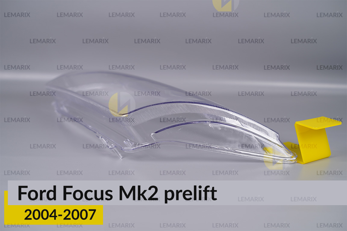 Скло фари Ford Focus Mk2 (2004-2007) дорест ліве