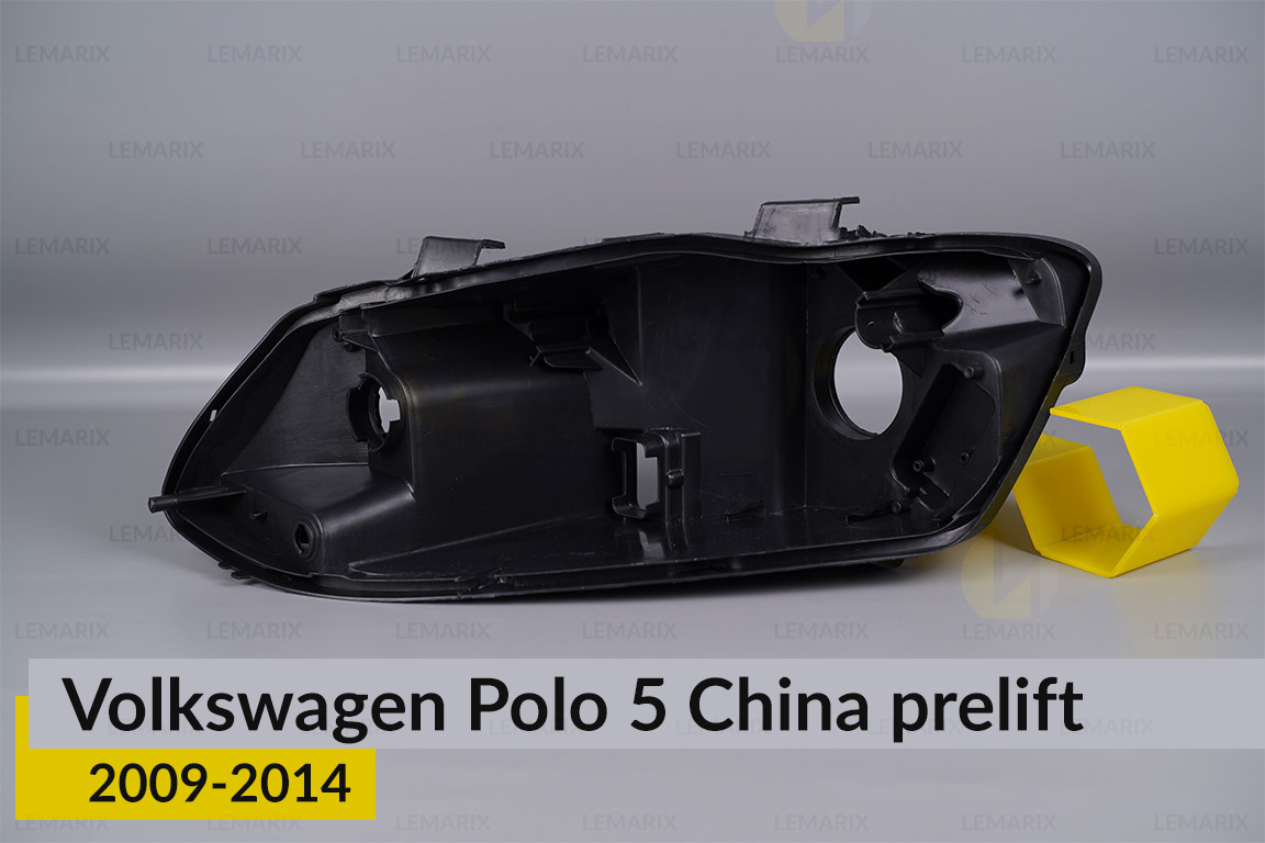Корпус фари VW Volkswagen Polo 5 China (2009-2014) дорест лівий