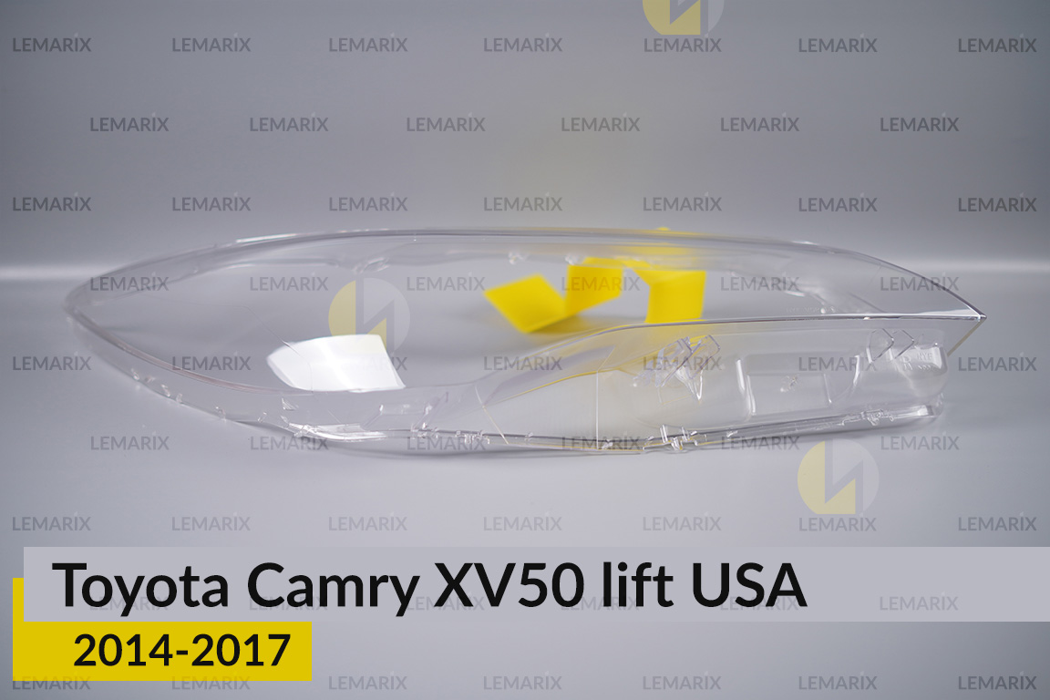Скло фари Toyota Camry XV50 USA (2014-2017) рест праве