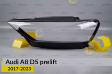 Скло фари Audi A8 D5 (2017-2023) дорест ліве
