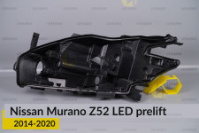 Корпус фари Nissan Murano Z52 LED (2014-2020) дорест лівий