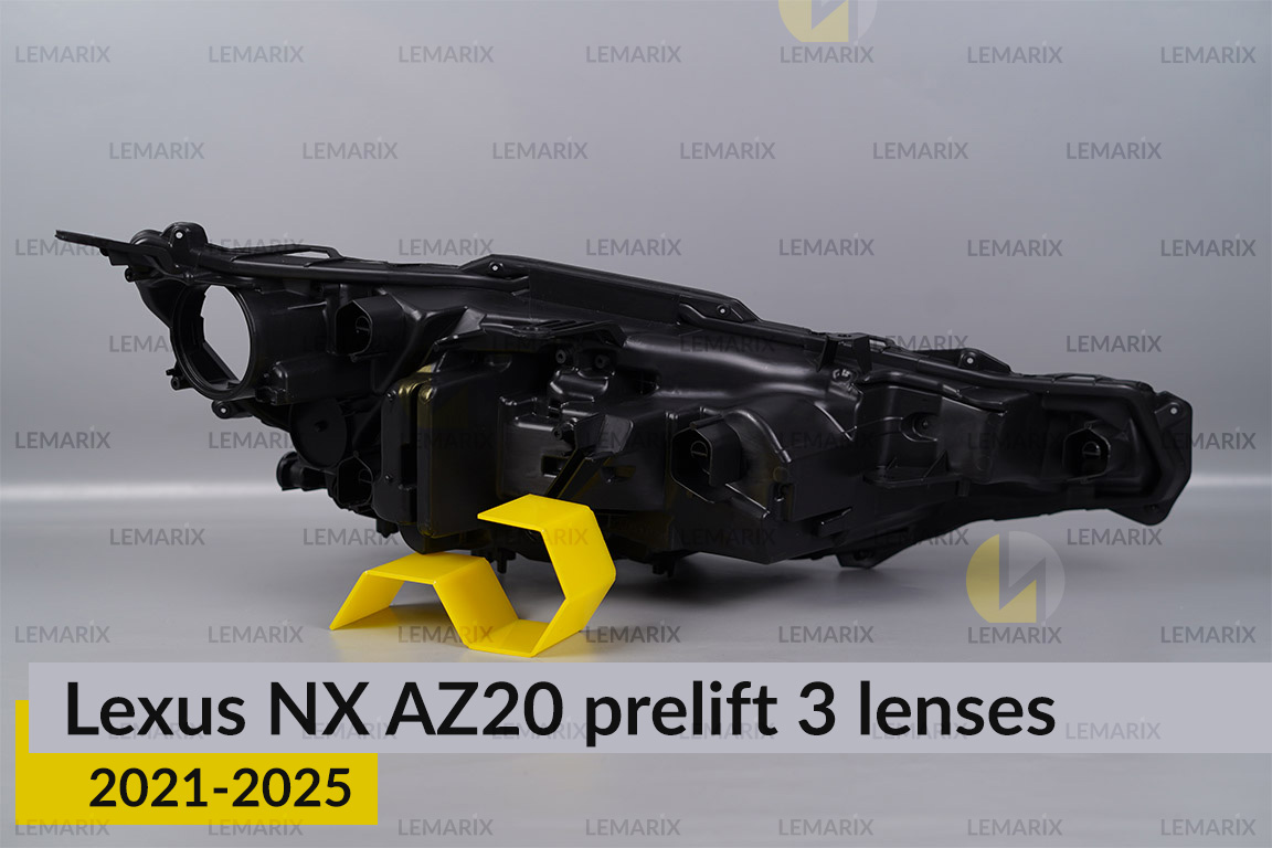 Корпус фари Lexus NX AZ20 3 лінзи (2021-2026) дорест лівий