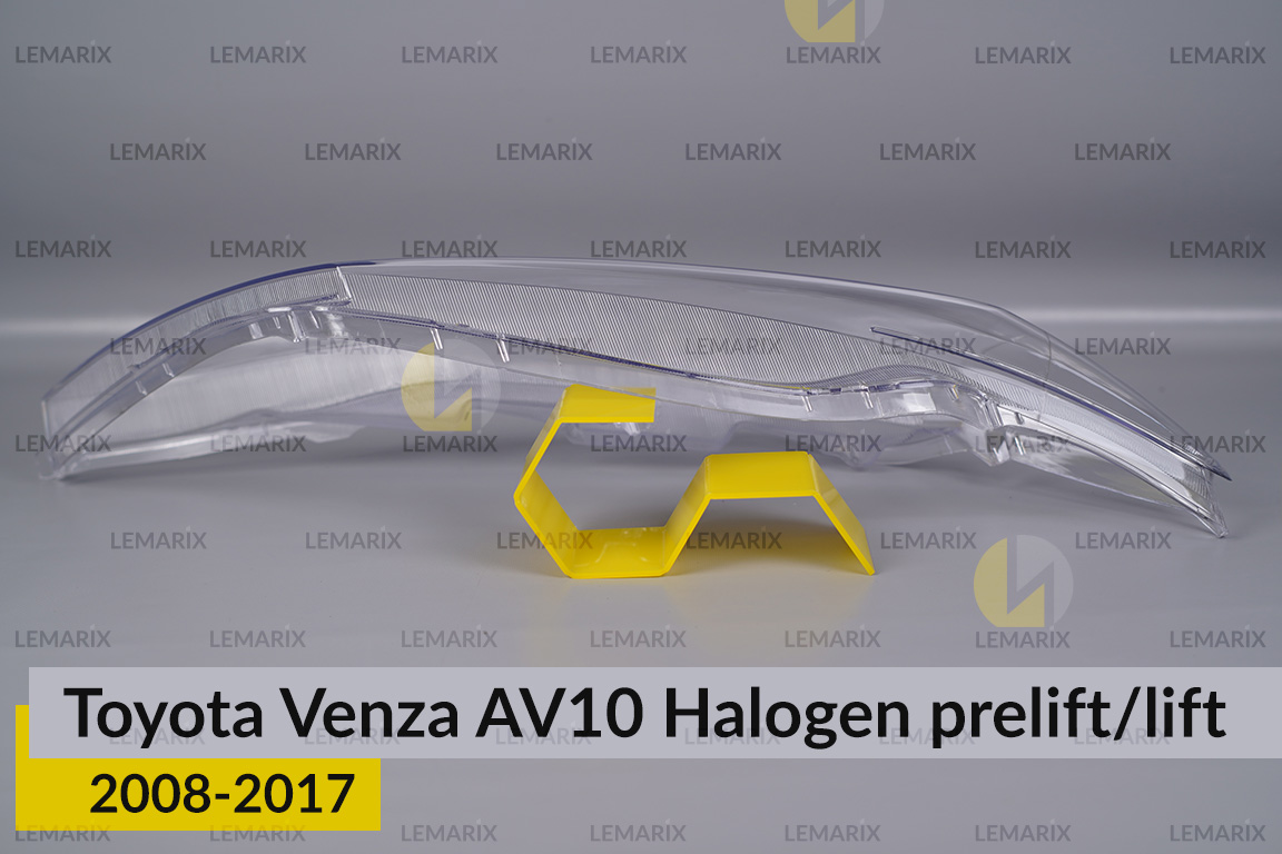 Скло фари Toyota Venza AV10 Halogen (2008-2017) дорест/рест праве