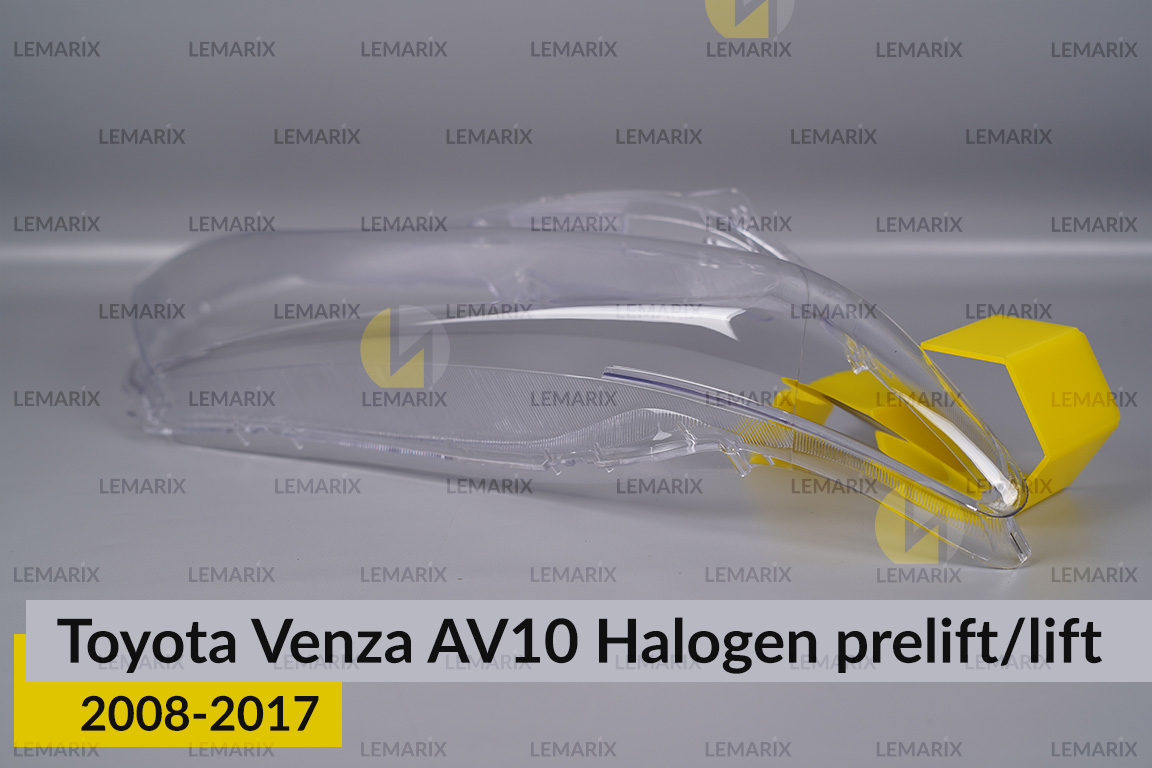 Скло фари Toyota Venza AV10 Halogen (2008-2017) дорест/рест праве