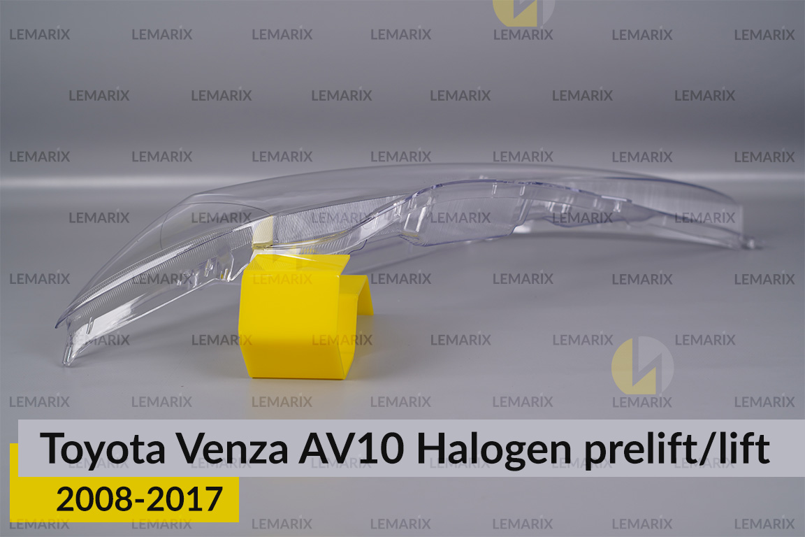 Скло фари Toyota Venza AV10 Halogen (2008-2017) дорест/рест праве