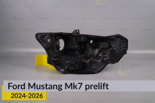 Корпус фары Ford Mustang Mk7 (2024-2026) дорест левый
