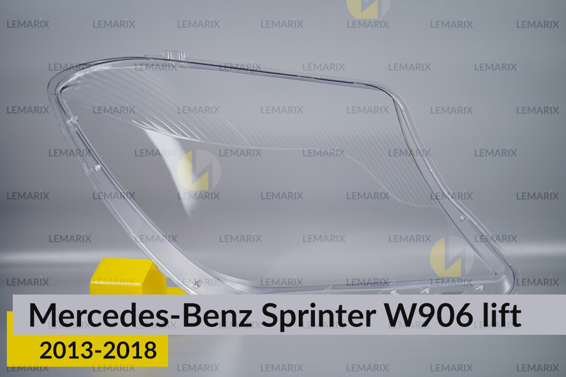 Скло фари Mercedes-Benz Sprinter W906 (2013-2018) рест ліве
