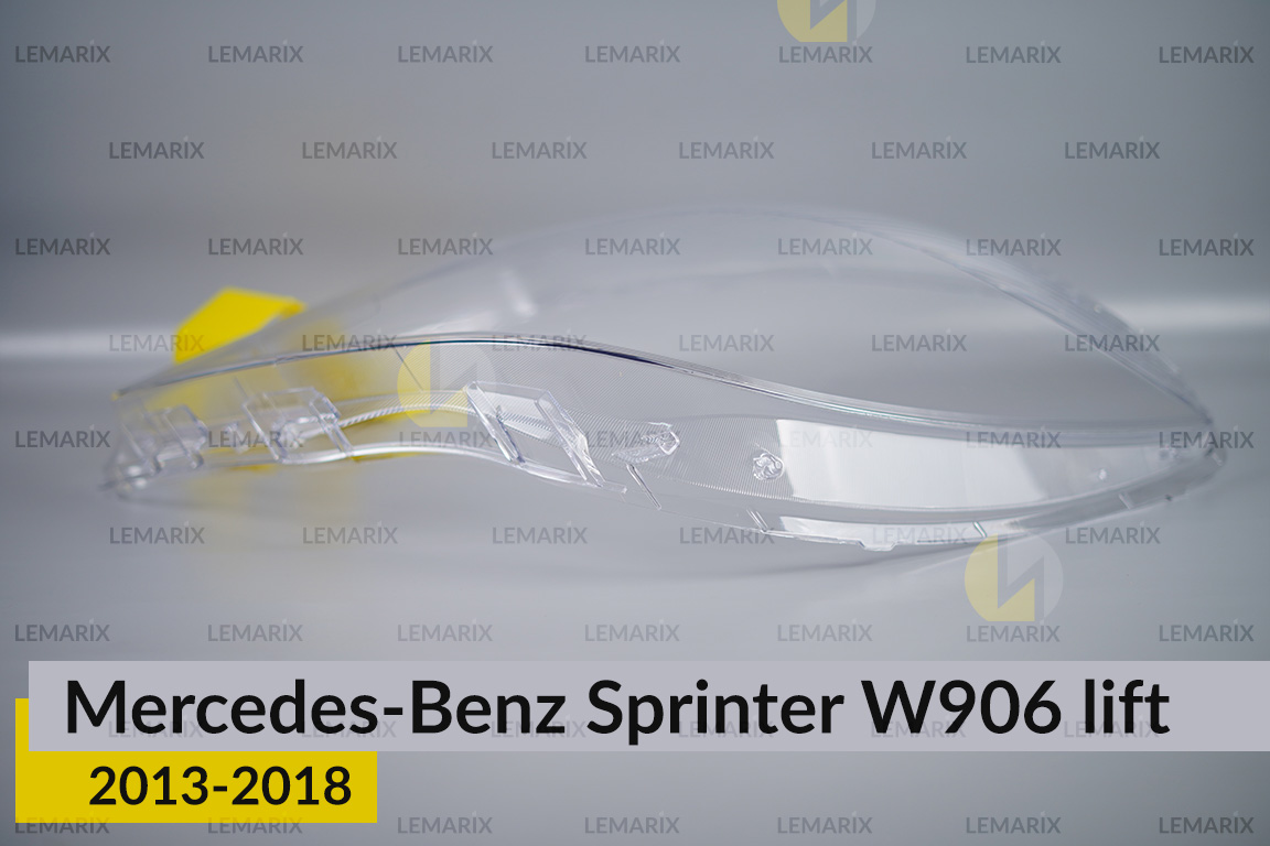 Скло фари Mercedes-Benz Sprinter W906 (2013-2018) рест ліве