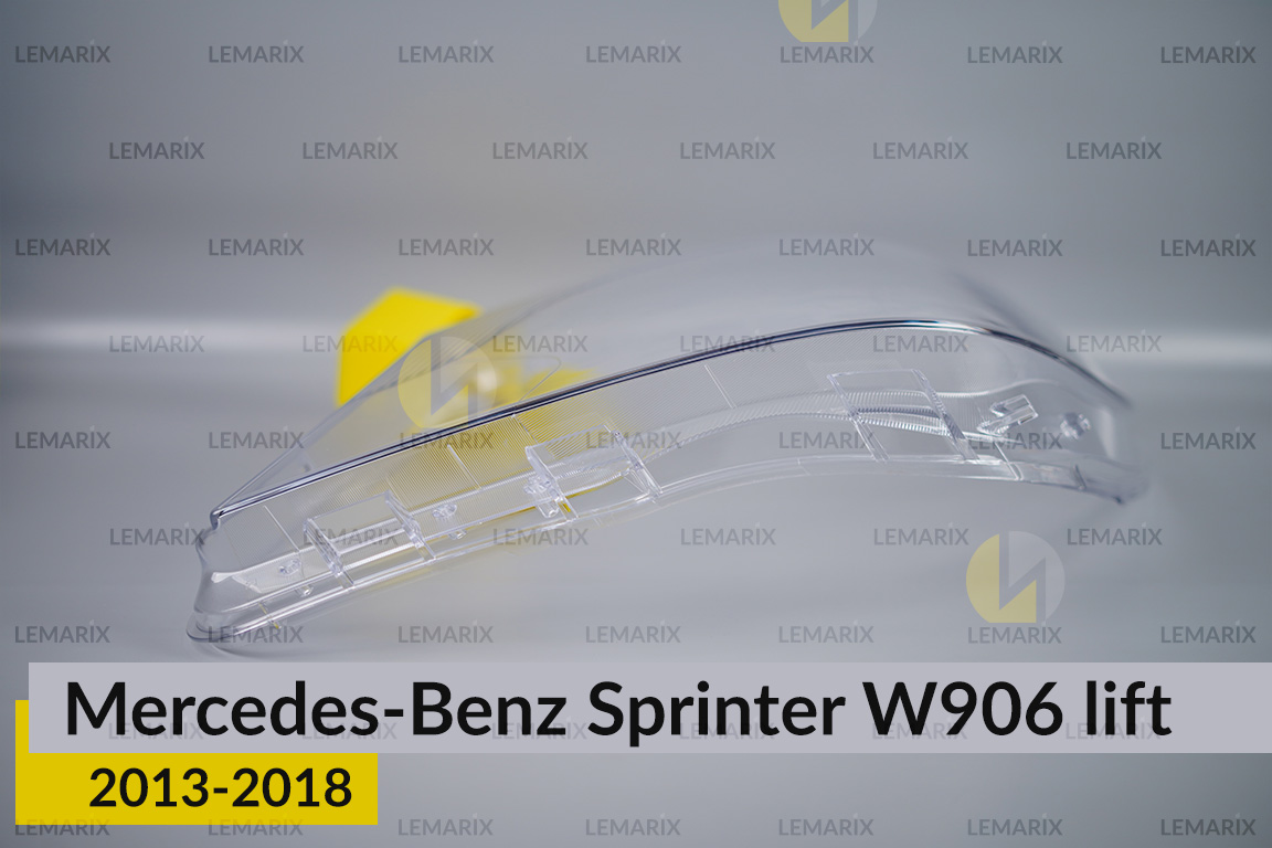 Скло фари Mercedes-Benz Sprinter W906 (2013-2018) рест ліве