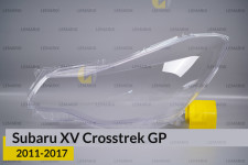 Скло фари Subaru XV Crosstrek GP (2011-2017) ліве