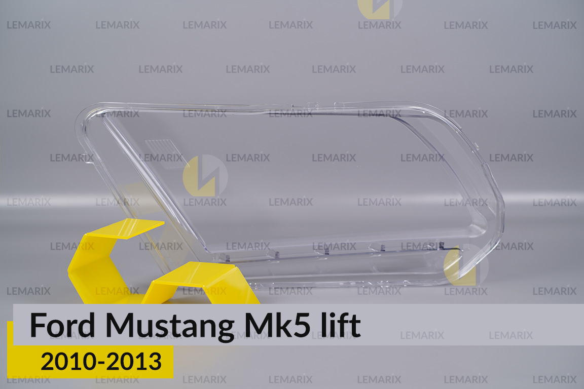 Скло фари Ford Mustang Mk5 (2010-2013) рест праве