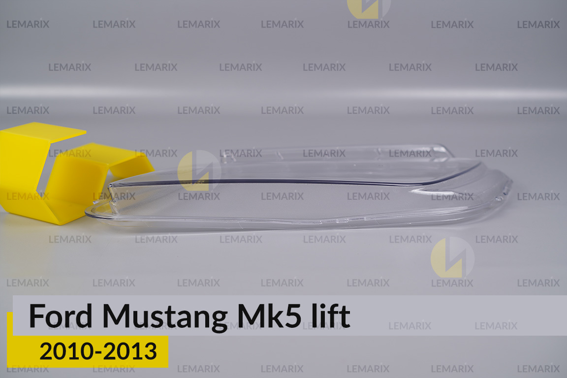 Скло фари Ford Mustang Mk5 (2010-2013) рест праве