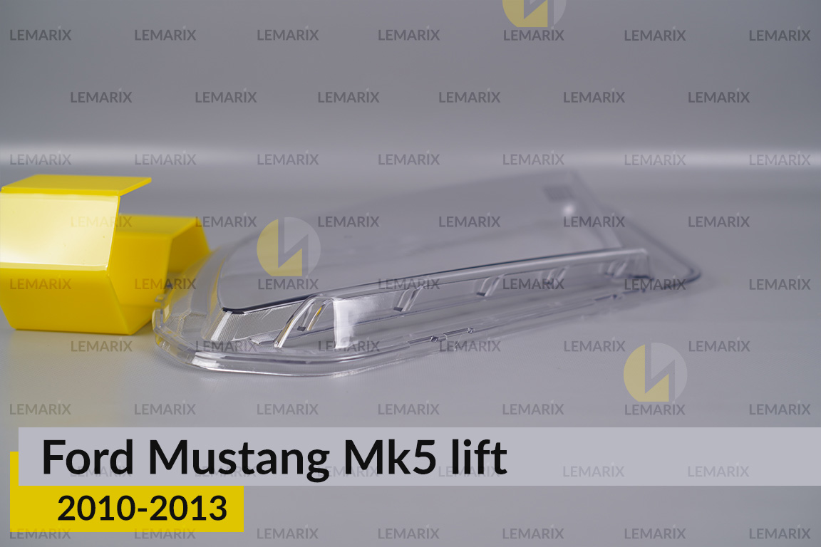 Скло фари Ford Mustang Mk5 (2010-2013) рест праве