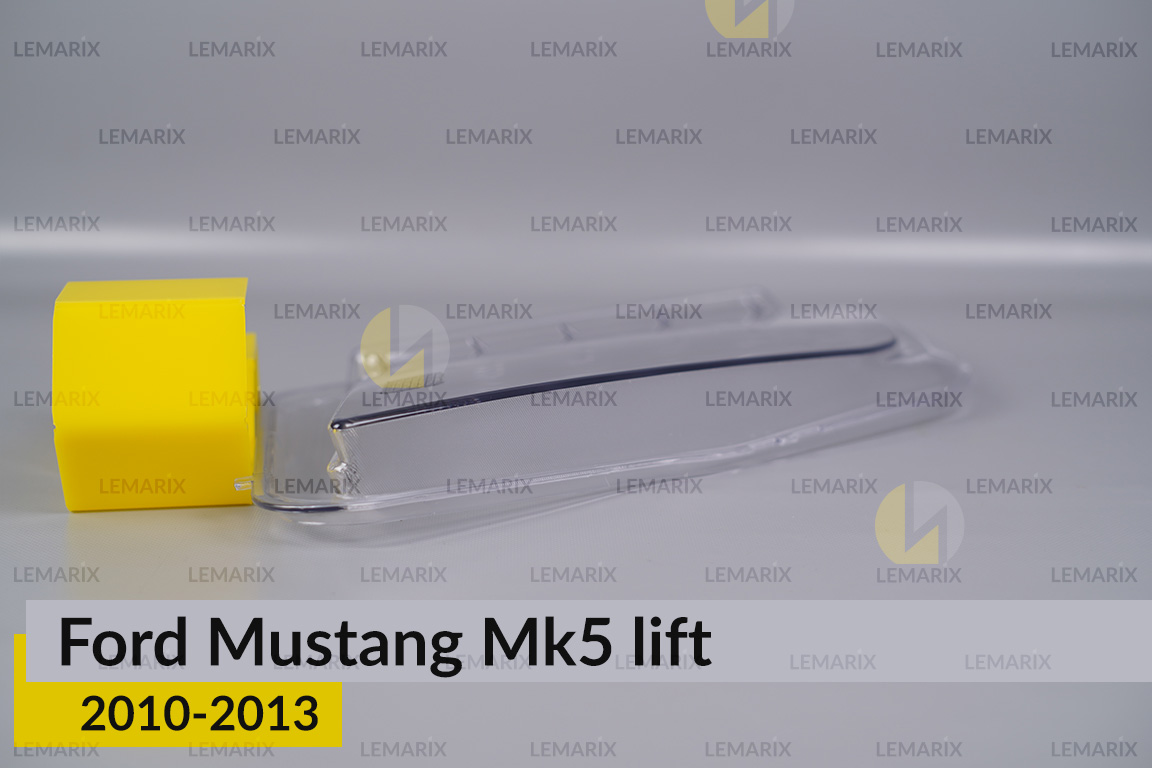 Скло фари Ford Mustang Mk5 (2010-2013) рест праве