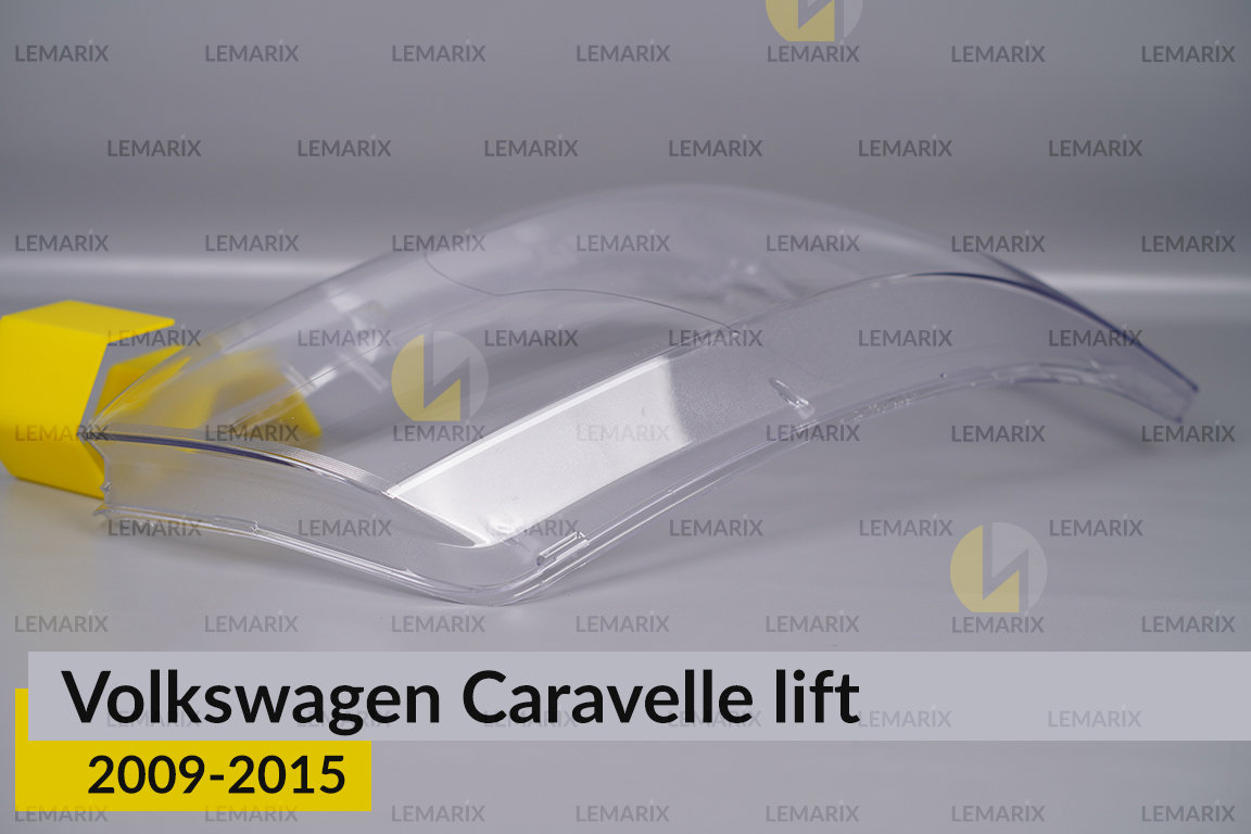 Скло фари VW Volkswagen Caravelle (2009-2015) рест праве