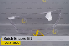 Стекло фары Buick Encore (2016-2020) рест левое
