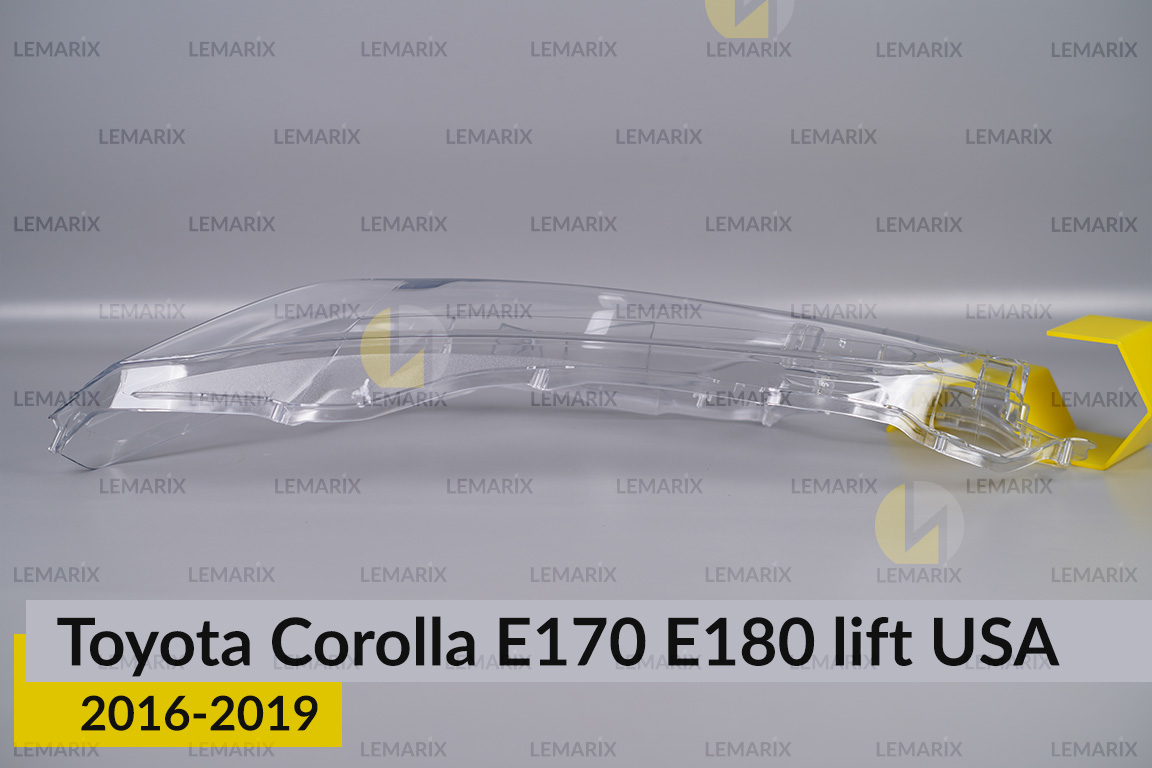 Стекло фары Toyota Corolla E170 E180 USA (2016-2019) рест левое
