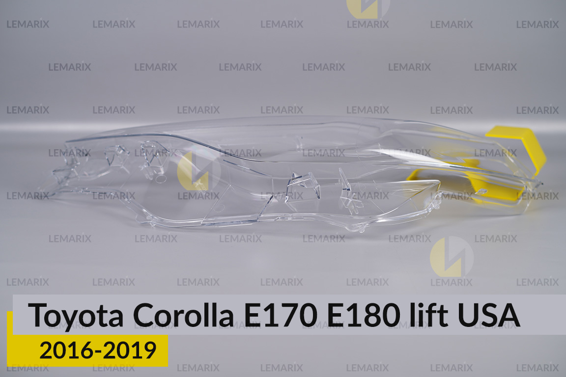 Скло фари Toyota Corolla E170 E180 USA (2016-2019) рест ліве