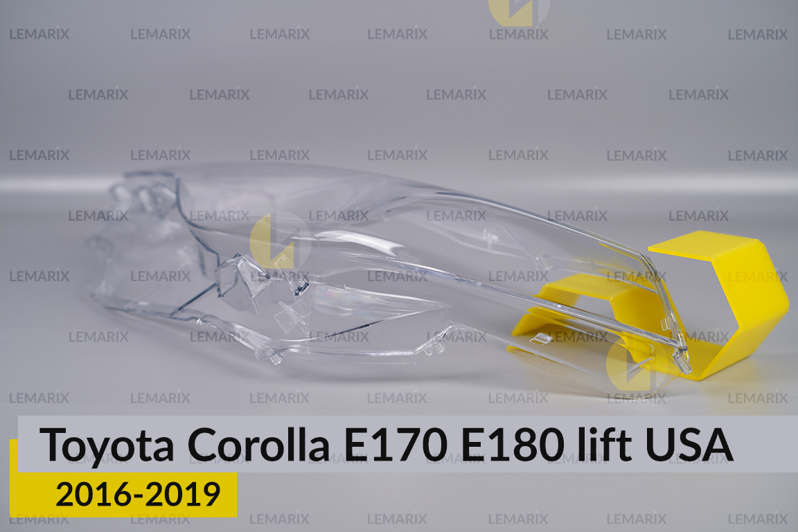 Скло фари Toyota Corolla E170 E180 USA (2016-2019) рест ліве