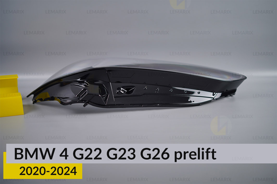 Скло фари BMW 4 G22 G23 G26 (2020-2024) дорест праве