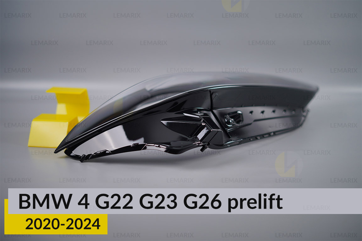 Скло фари BMW 4 G22 G23 G26 (2020-2024) дорест праве