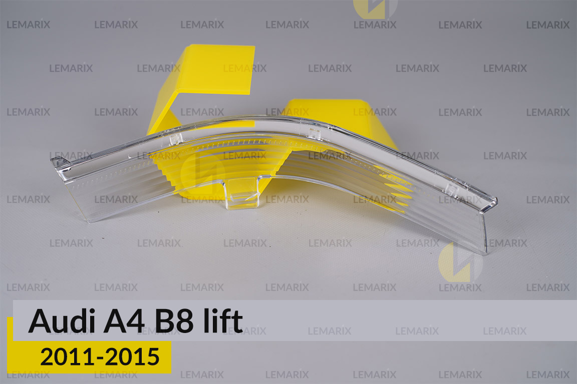 Хромована декоративна маска світлорозсіювач поворотника Audi A4 B8 (2011-2015) рест права