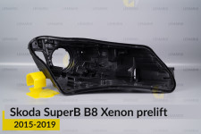 Корпус фари Skoda SuperB B8 Xenon (2015-2019) дорест правий