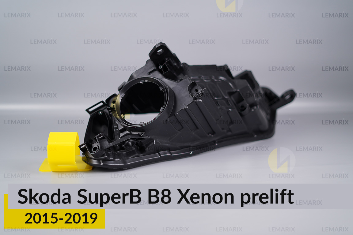 Корпус фари Skoda SuperB B8 Xenon (2015-2019) дорест правий