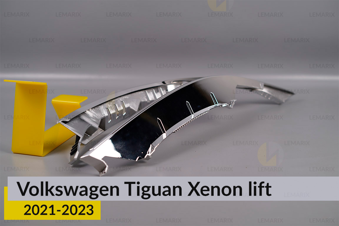 Хромована декоративна маска основна VW Volkswagen Tiguan Xenon (2021-2023) рест права