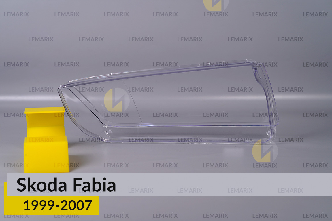 Скло фари Skoda Fabia (1999-2007) ліве