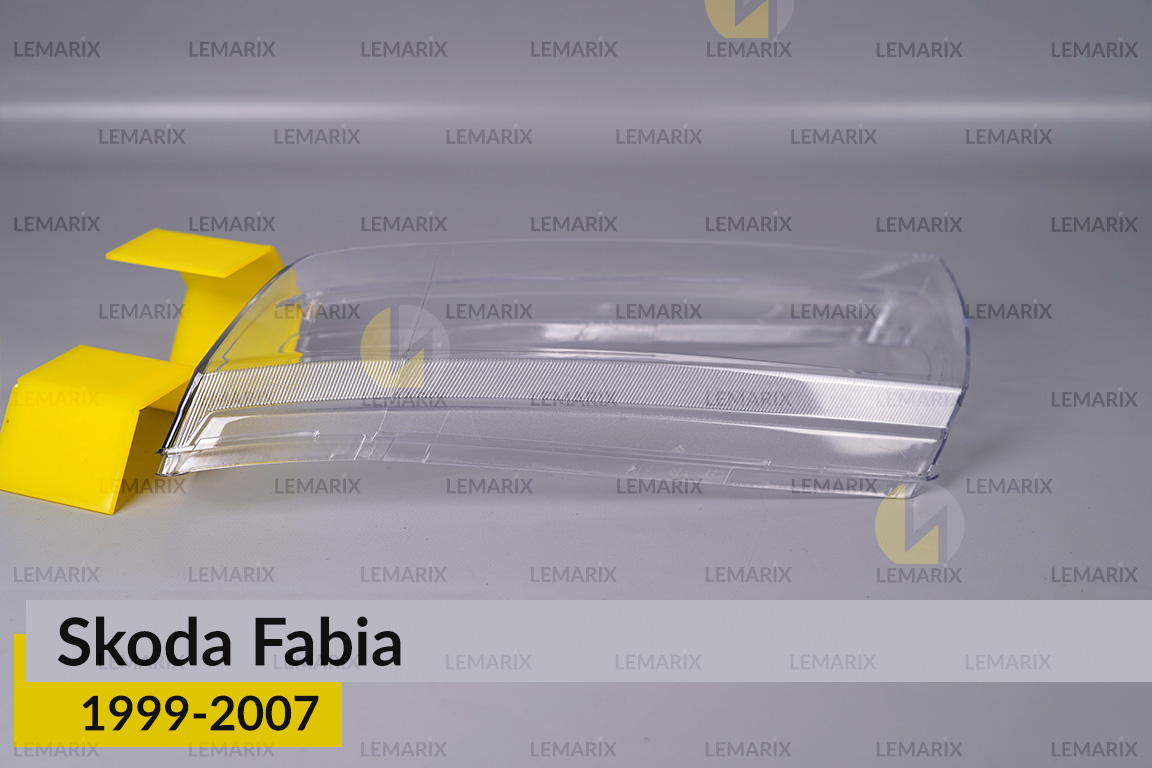 Скло фари Skoda Fabia (1999-2007) ліве