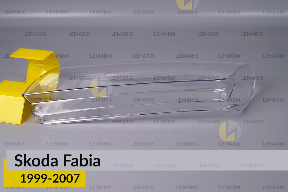 Скло фари Skoda Fabia (1999-2007) ліве