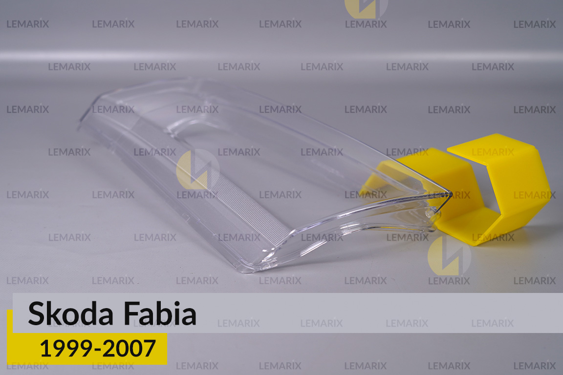Скло фари Skoda Fabia (1999-2007) ліве