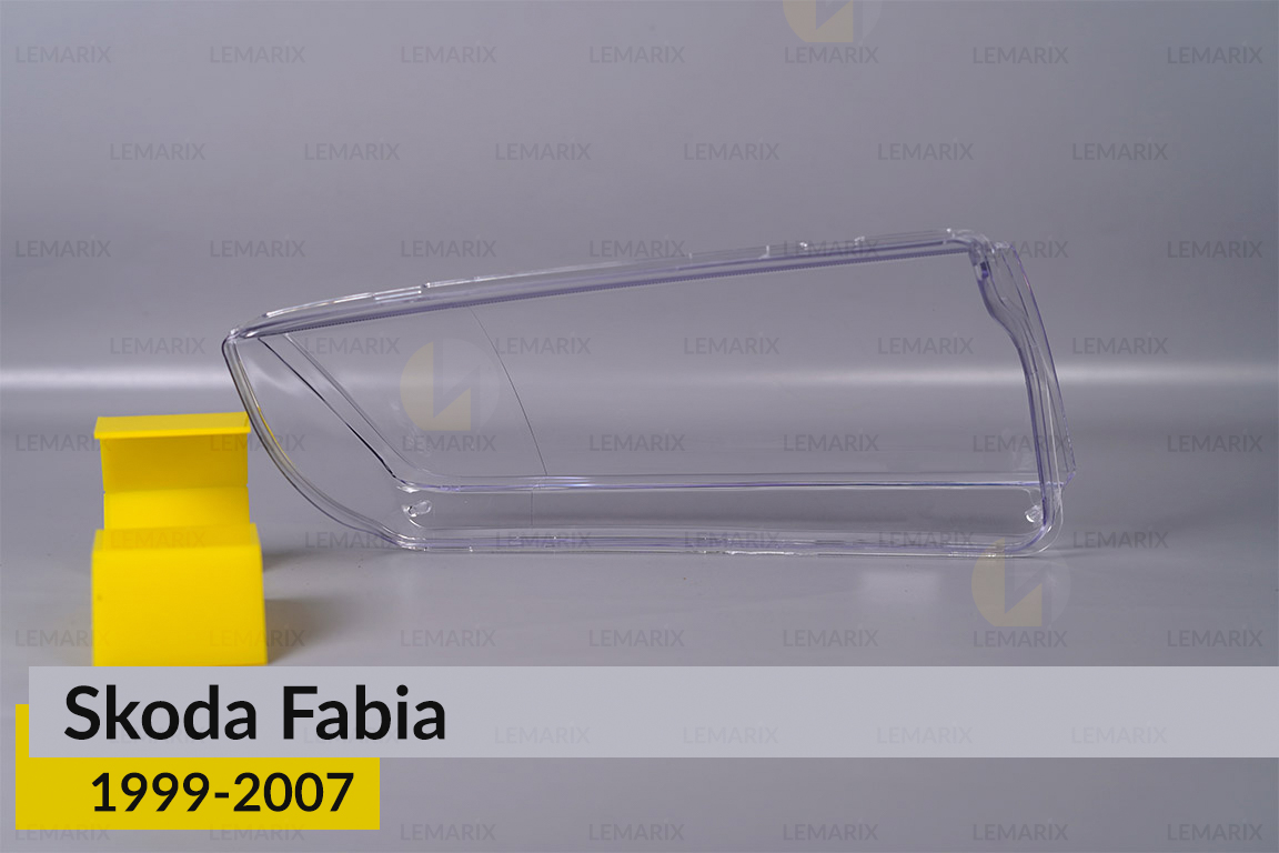 Скло фари Skoda Fabia (1999-2007) ліве