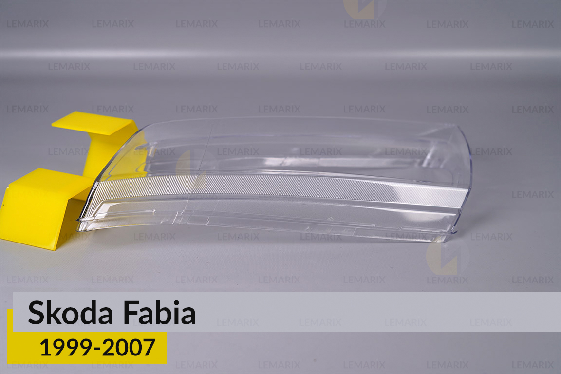 Скло фари Skoda Fabia (1999-2007) ліве