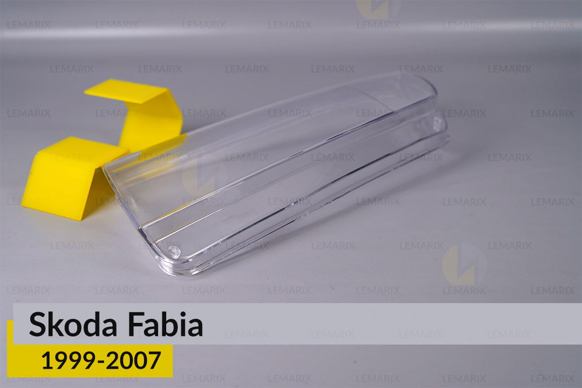 Скло фари Skoda Fabia (1999-2007) ліве