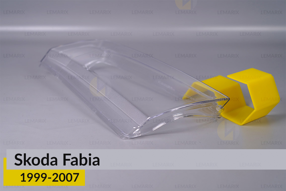 Скло фари Skoda Fabia (1999-2007) ліве
