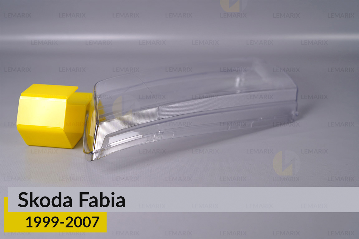 Скло фари Skoda Fabia (1999-2007) ліве