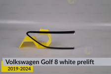 Стекло заднего фонаря внутренние в крышке багажника VW Volkswagen Golf 8 white (2019-2024) дорест правое