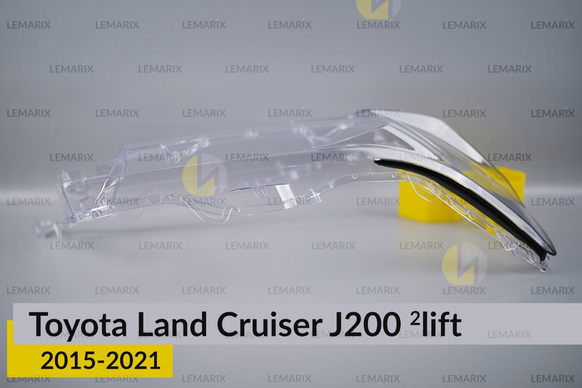 Скло фари Toyota Land Cruiser J200 (2015-2021) 2 рест праве