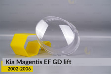 Скло фари Kia Magentis EF GD (2002-2006) рест праве