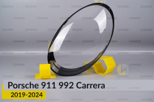 Стекло фары Porsche 911 992 Carrera (2019-2025) левое