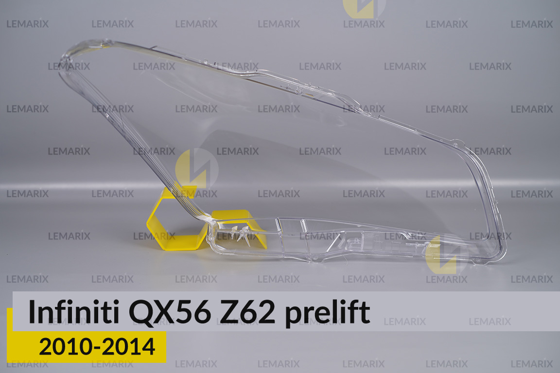 Скло фари Infiniti QX56 Z62 (2010-2014) дорест ліве