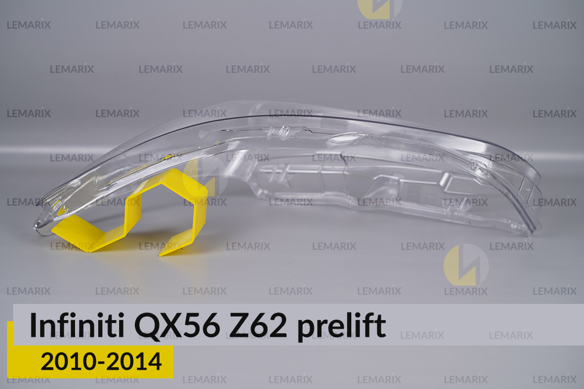 Скло фари Infiniti QX56 Z62 (2010-2014) дорест ліве