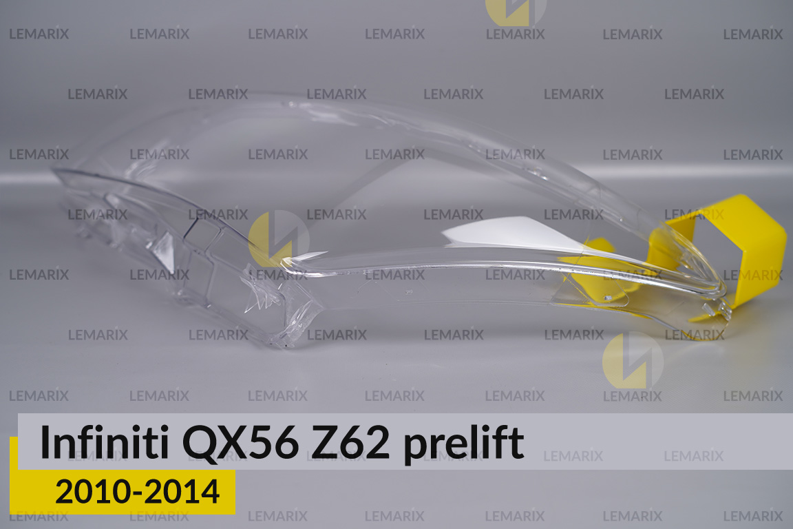 Скло фари Infiniti QX56 Z62 (2010-2014) дорест ліве